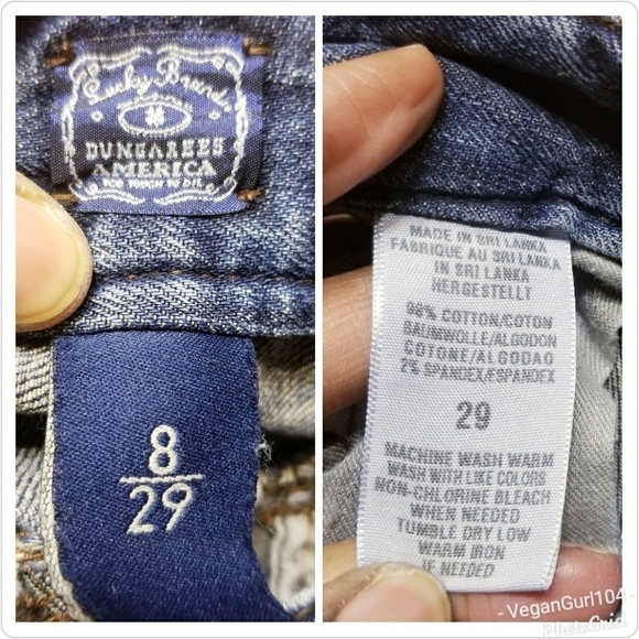 Lucky Brand | Denim Pencil Skirt w/ Back Slit (8) - Picture 2 of 8